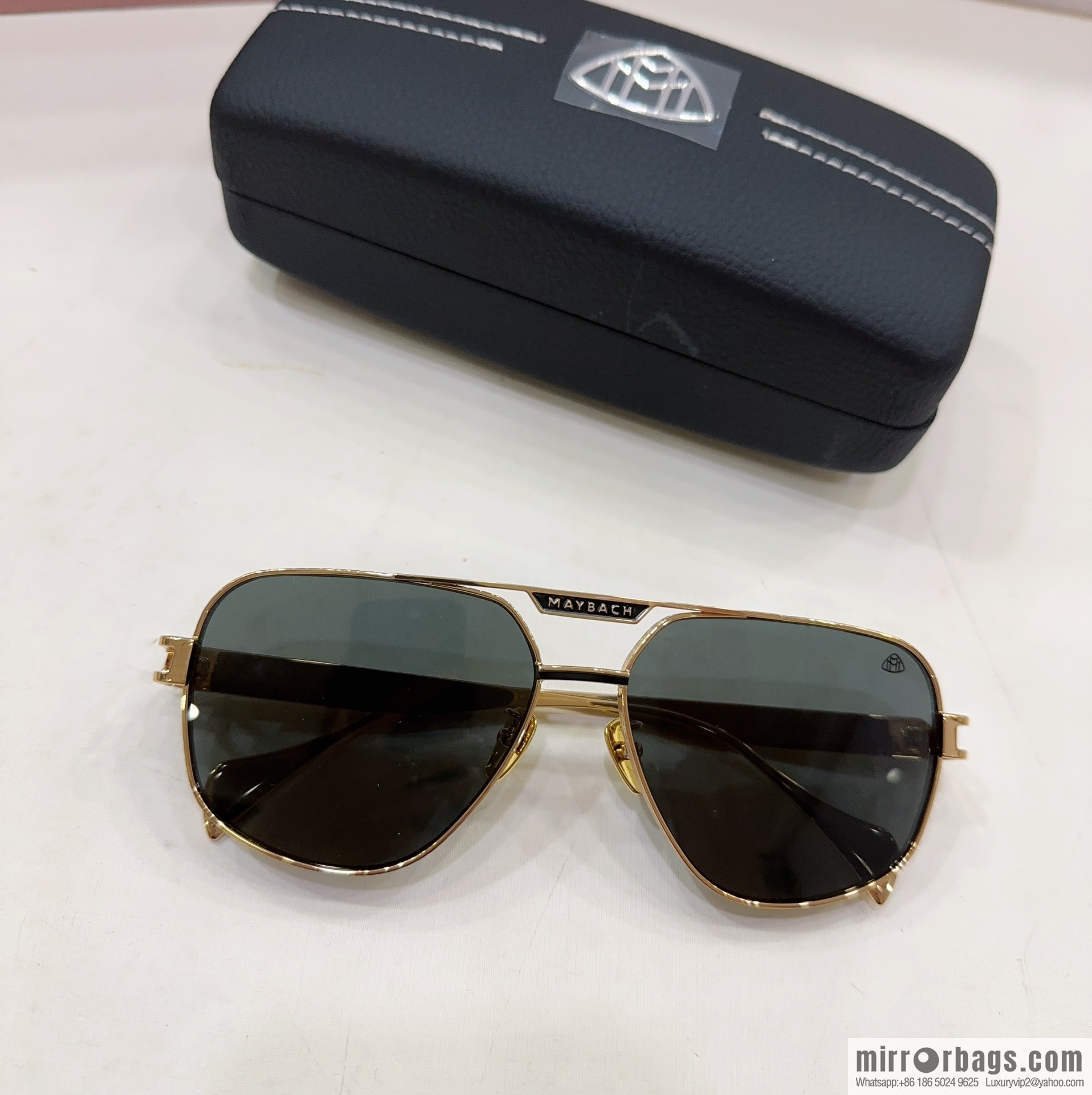 Maybach square men's sunglasses