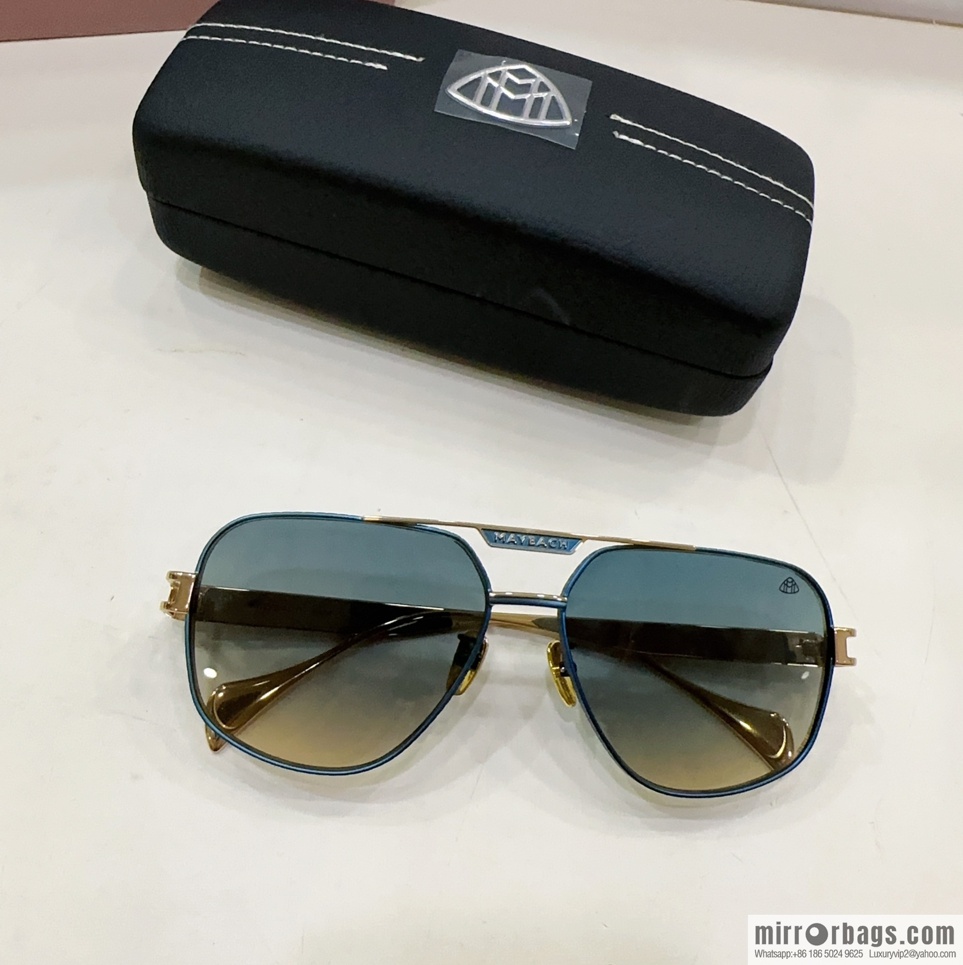 Maybach square men's sunglasses