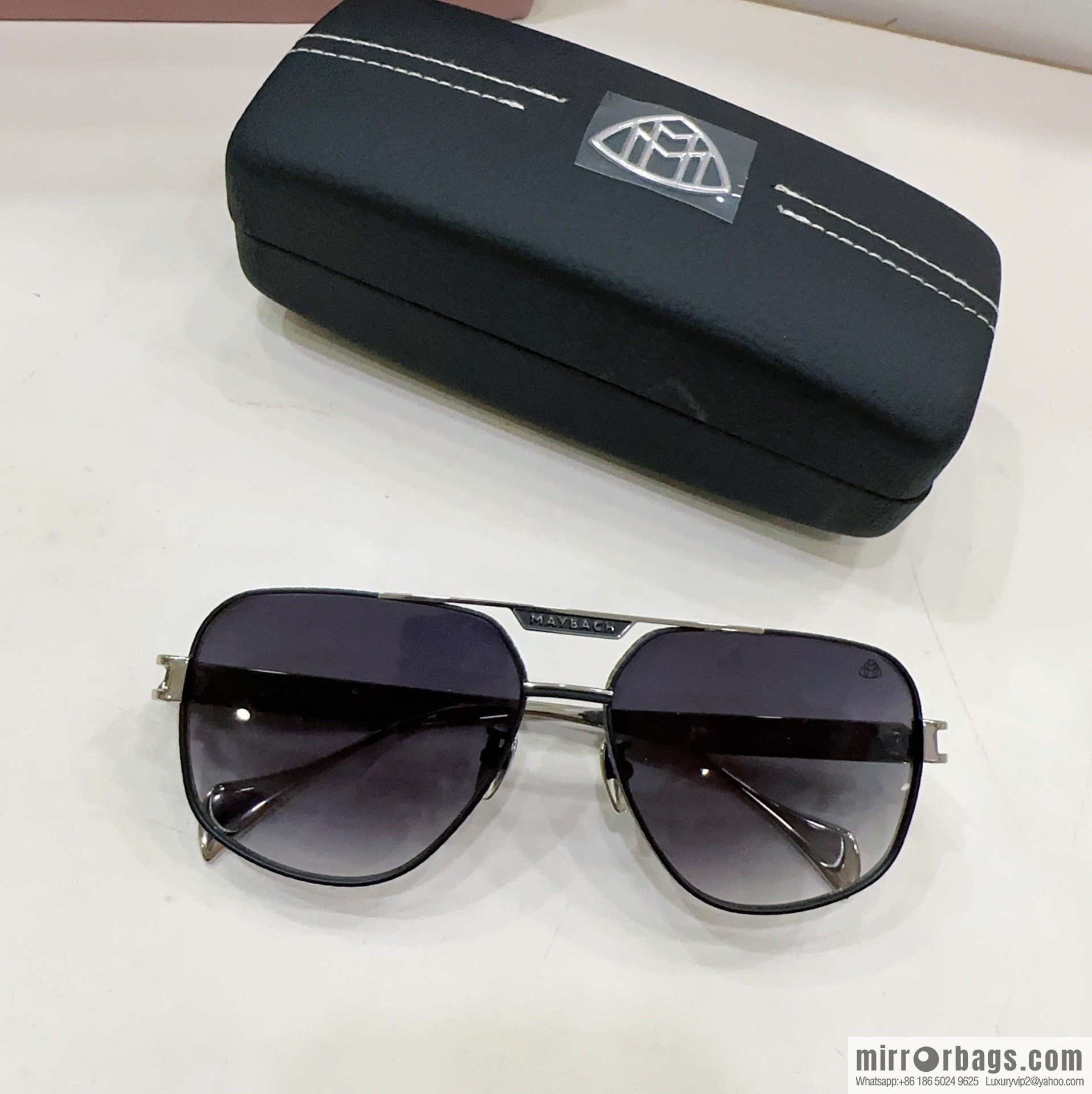 Maybach square men's sunglasses