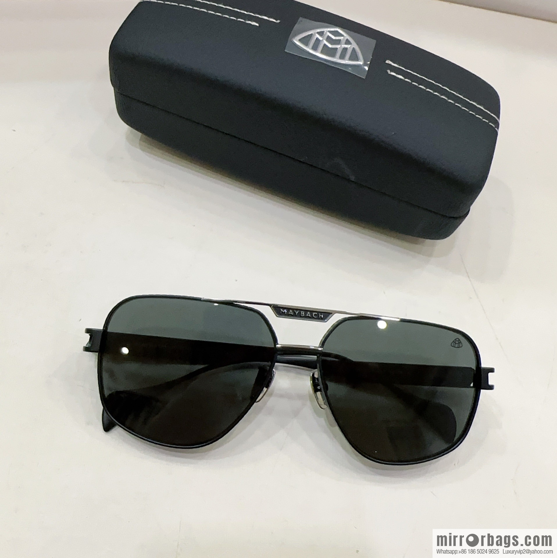 Maybach square men's sunglasses