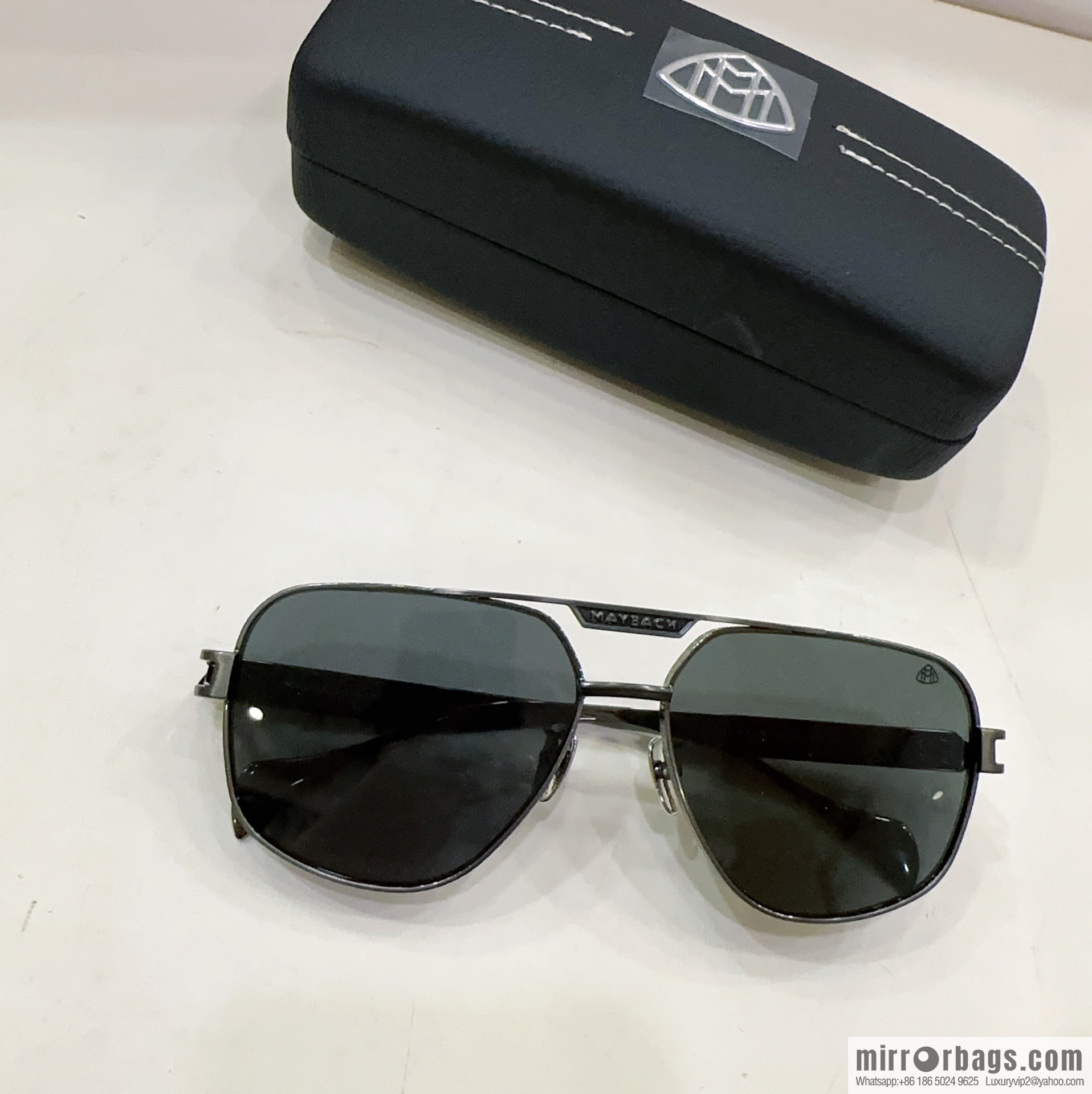 Maybach square men's sunglasses