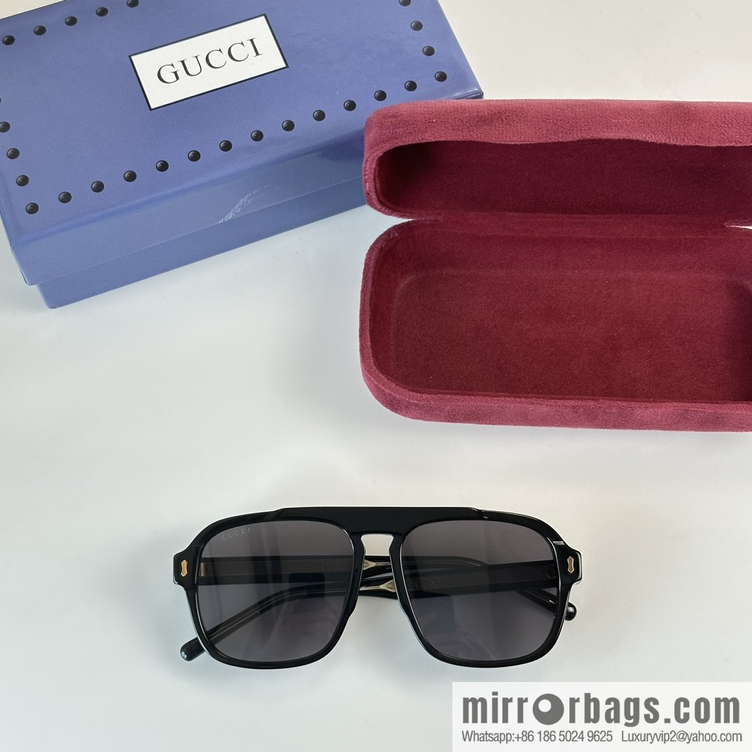 GUCCI Gucci one-piece frame unisex sunglasses