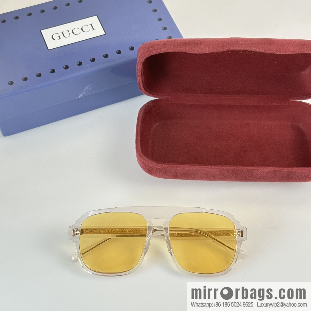 GUCCI Gucci one-piece frame unisex sunglasses