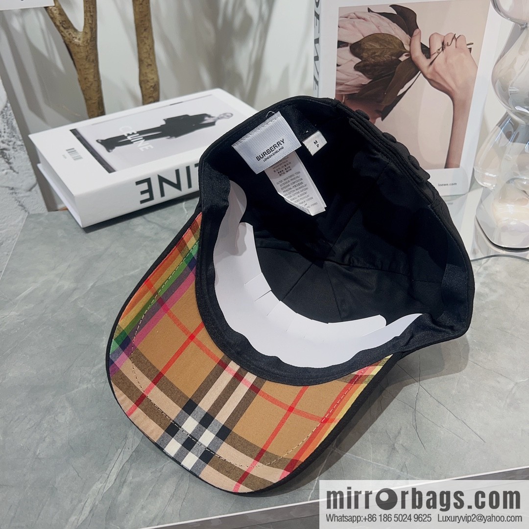 Burberry Burberry men's and women's same TB letter cap