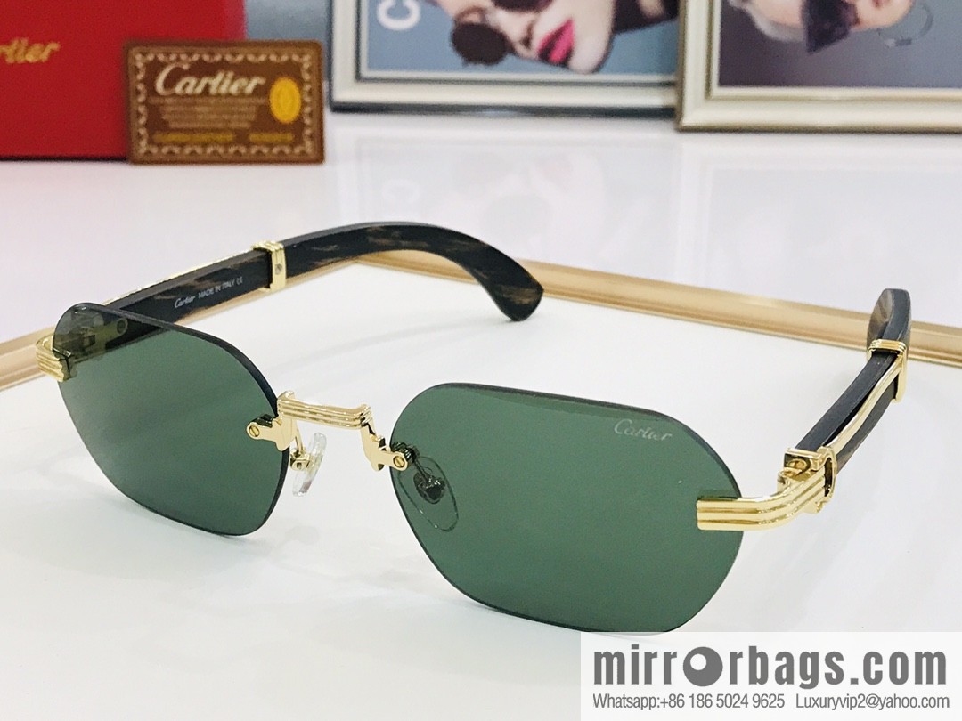 Cartier's new rimless men's sunglasses