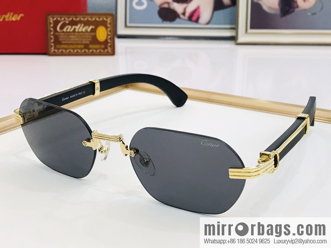 Cartier's new rimless men's sunglasses