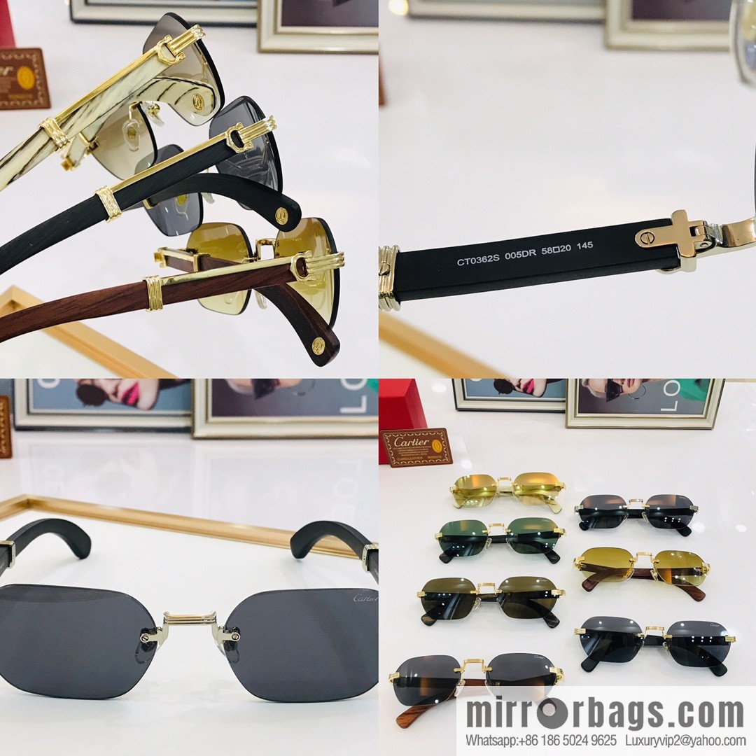 Cartier's new rimless men's sunglasses