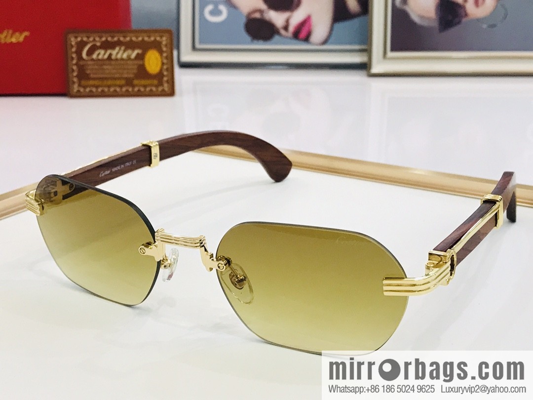 Cartier's new rimless men's sunglasses