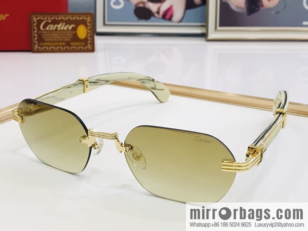 Cartier's new rimless men's sunglasses
