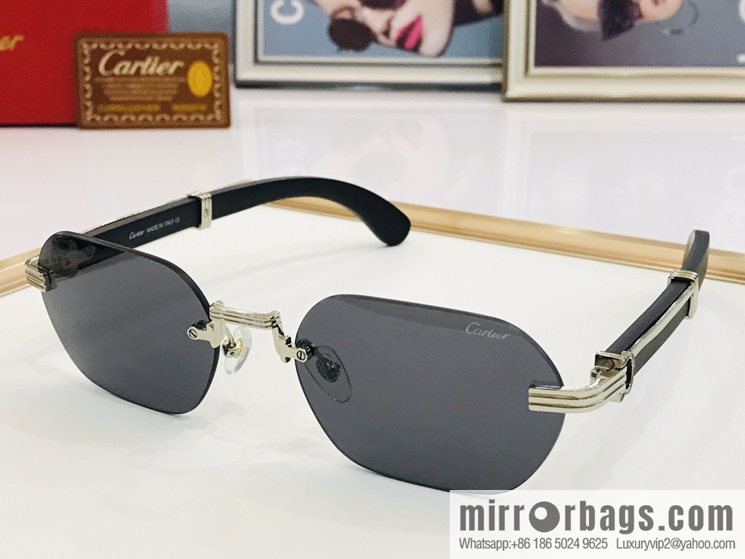 Cartier's new rimless men's sunglasses