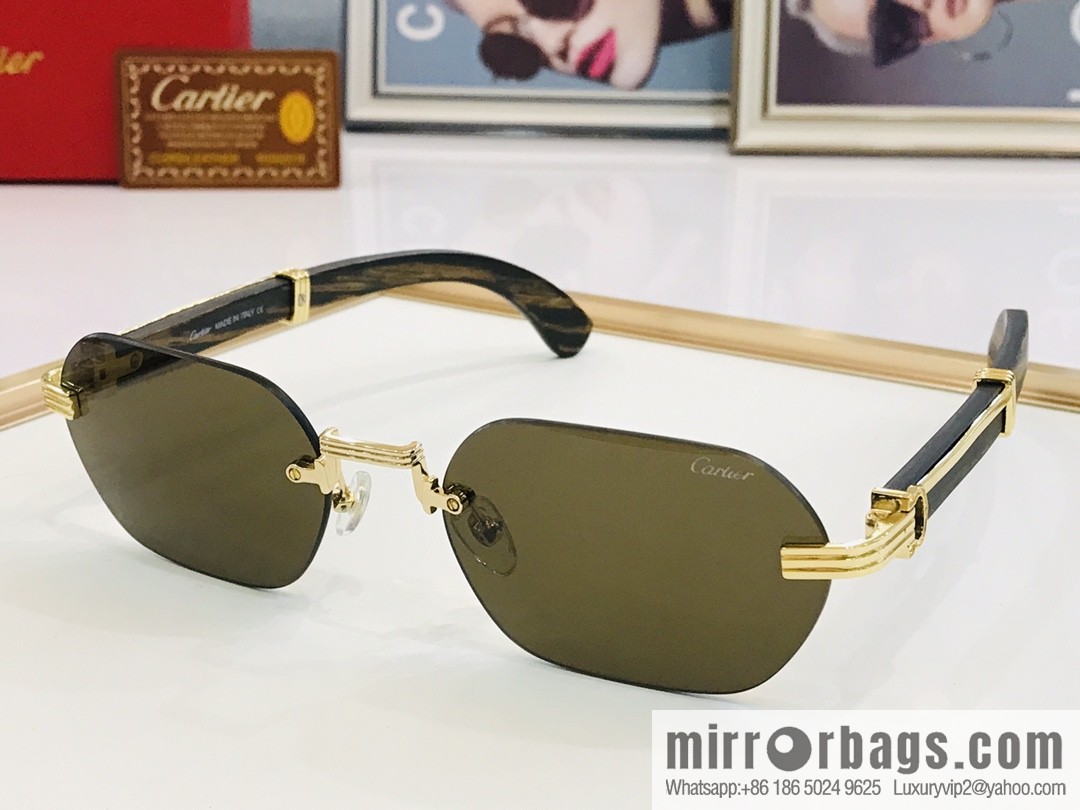 Cartier's new rimless men's sunglasses