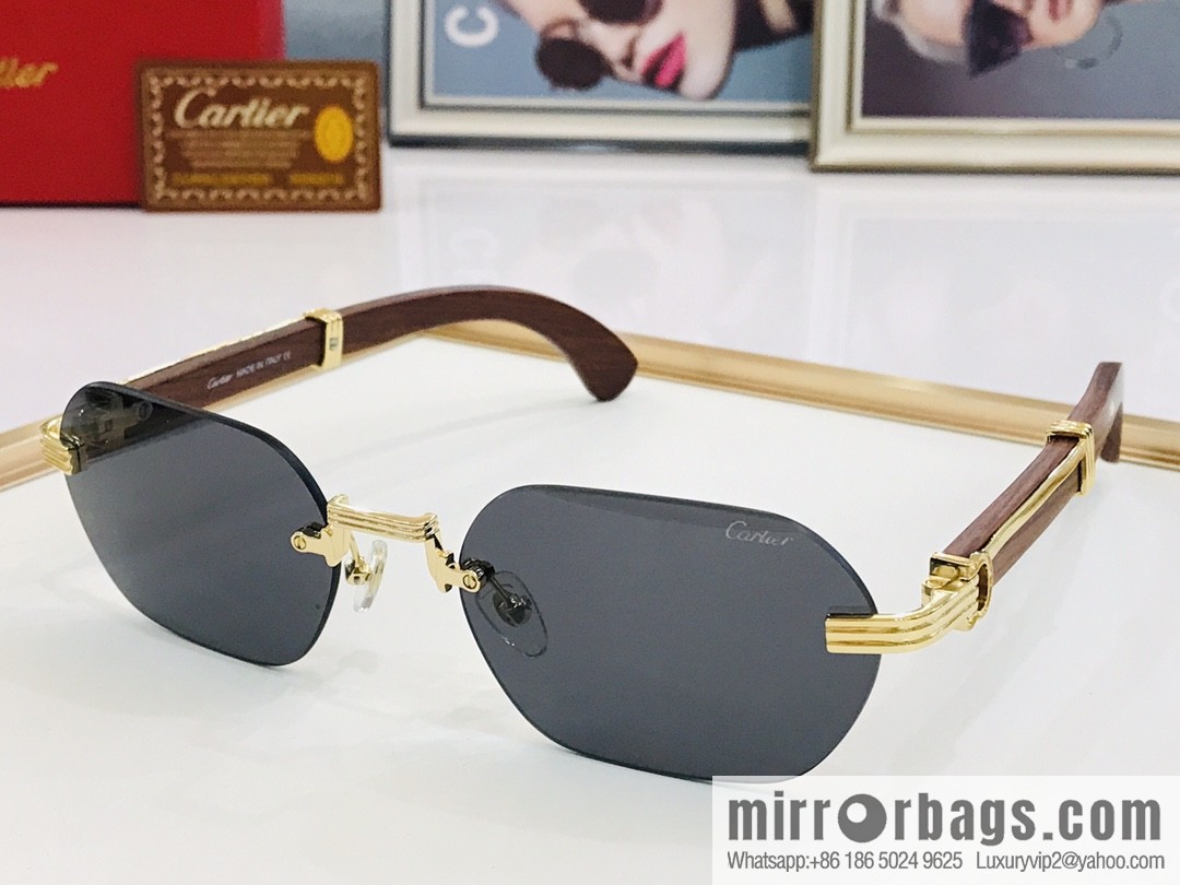 Cartier's new rimless men's sunglasses