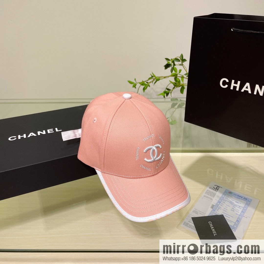 Chanel's new simple embroidered logo baseball cap