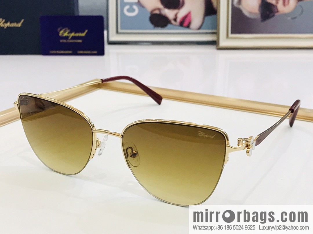 Chopard Metal Framed Unisex Sunglasses