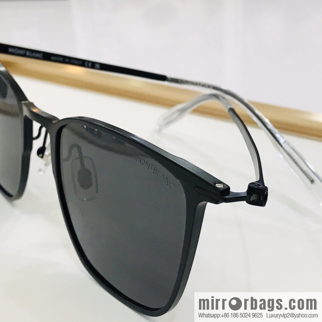 Montblanc pure titanium frame men's sunglasses