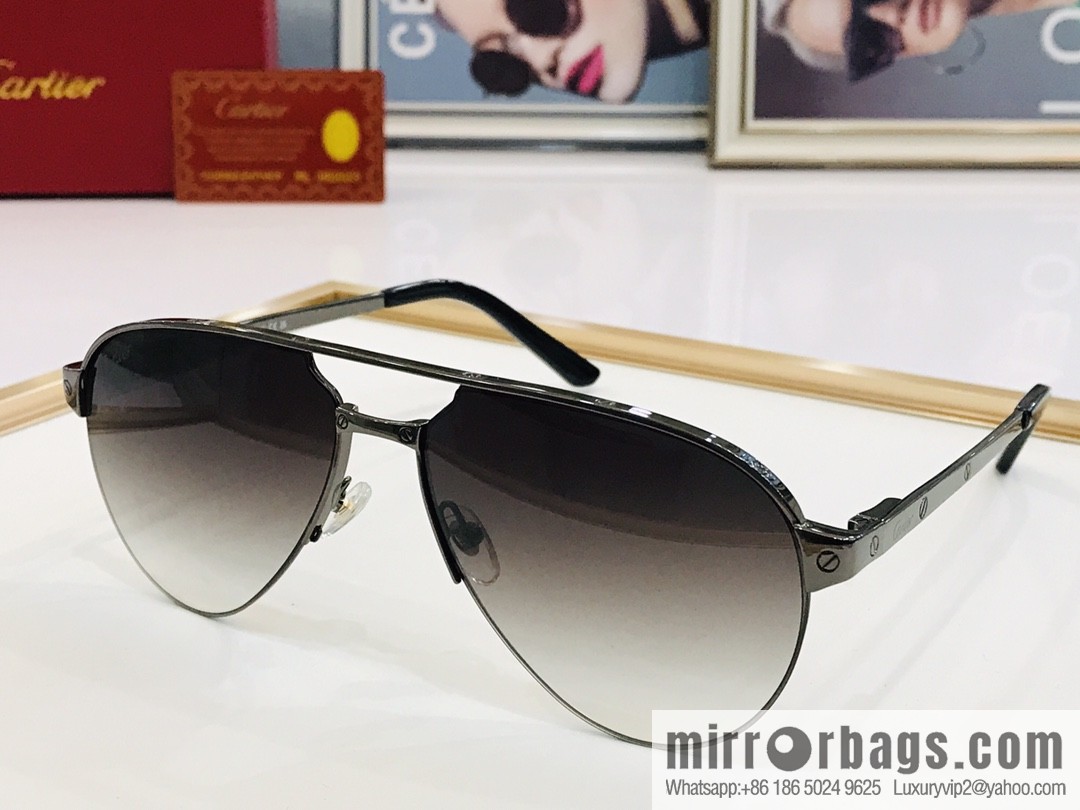 Cartier Cartier Men's Metal Frame Sunglasses