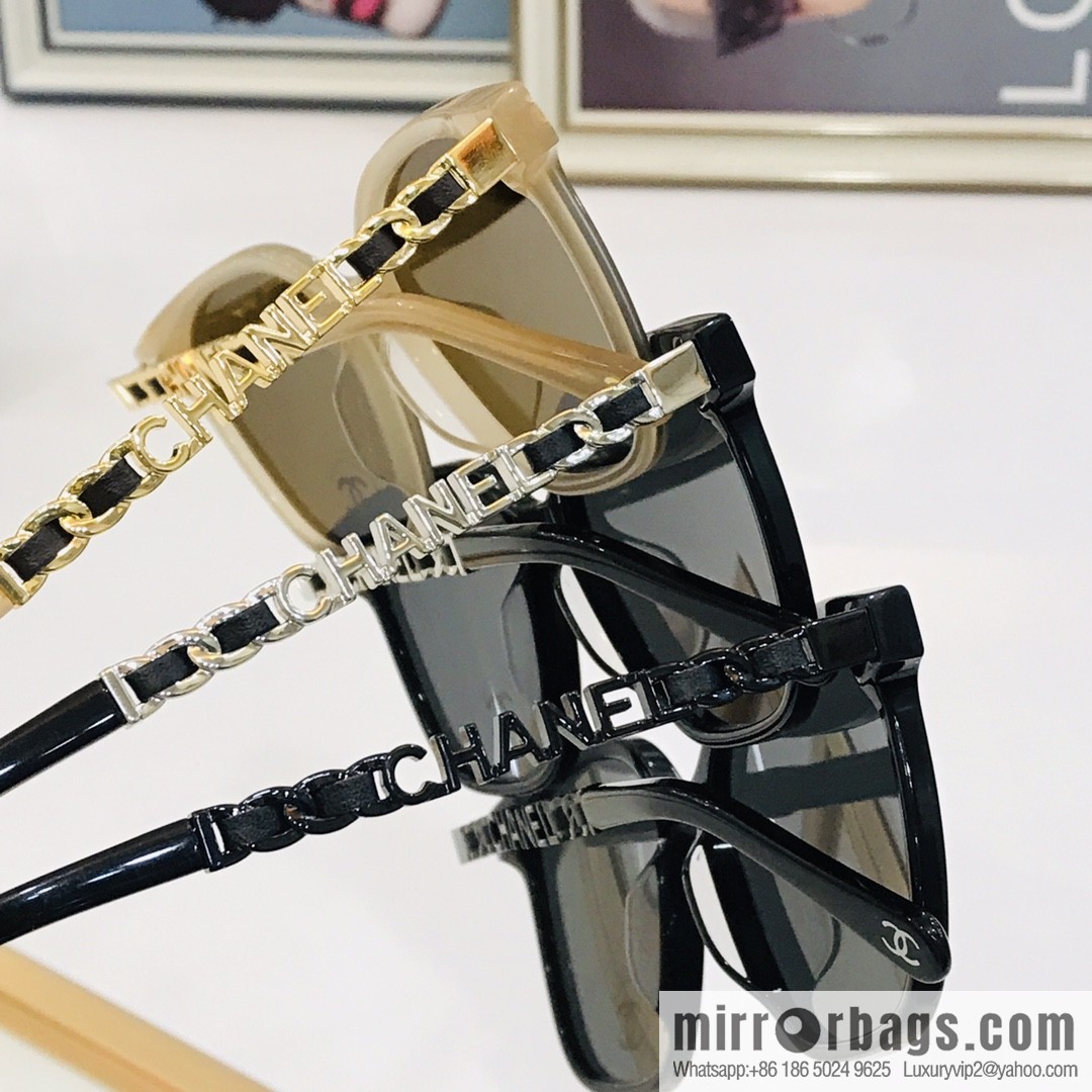 Chanel logo decorative women's sunglasses