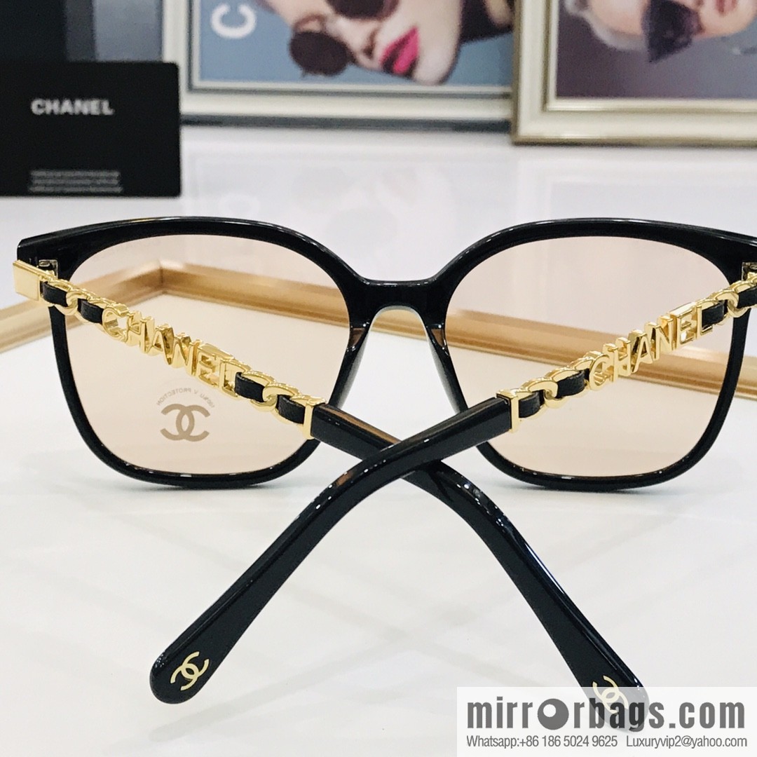 Chanel logo decorative women's sunglasses