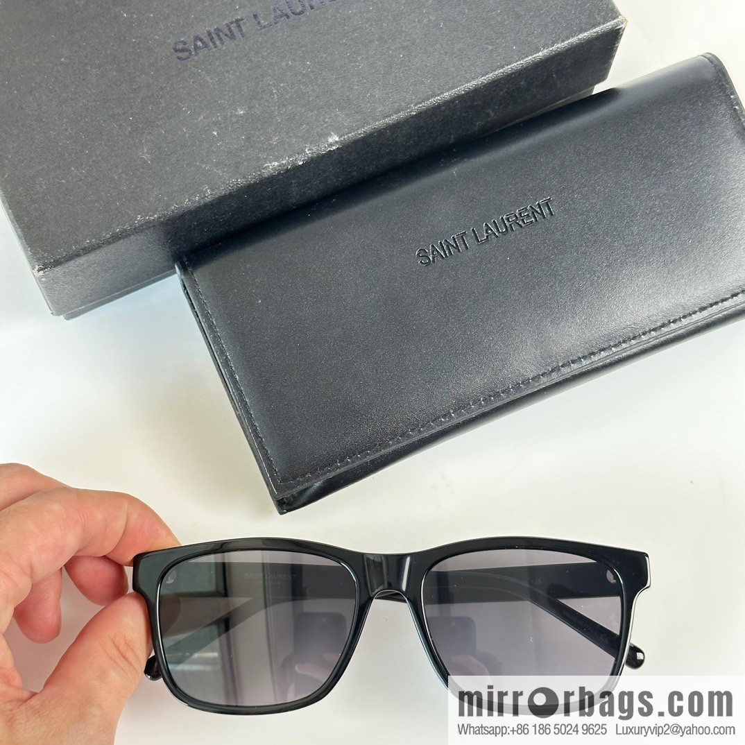 Saint Laurent simple square sunglasses for men and women