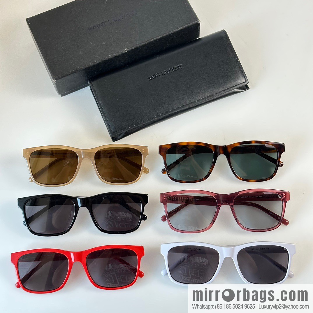 Saint Laurent simple square sunglasses for men and women