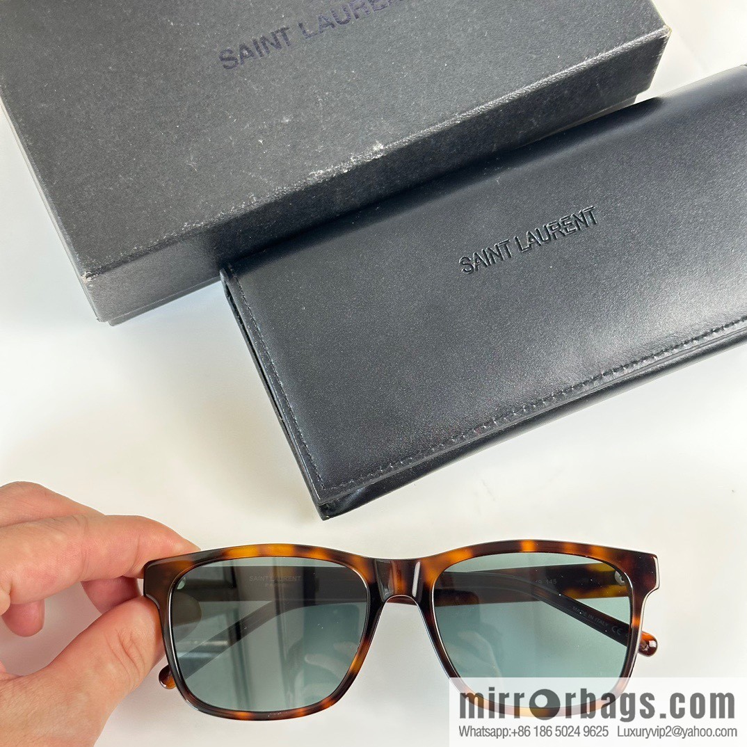 Saint Laurent simple square sunglasses for men and women