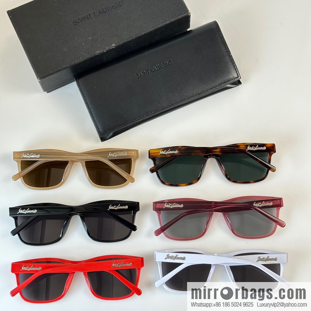 Saint Laurent simple square sunglasses for men and women