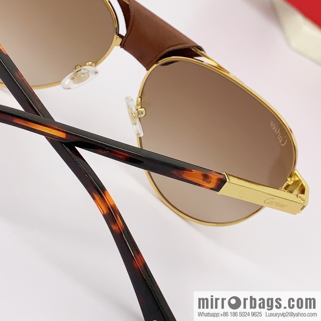 Cartier Metal Sheet Sunglasses