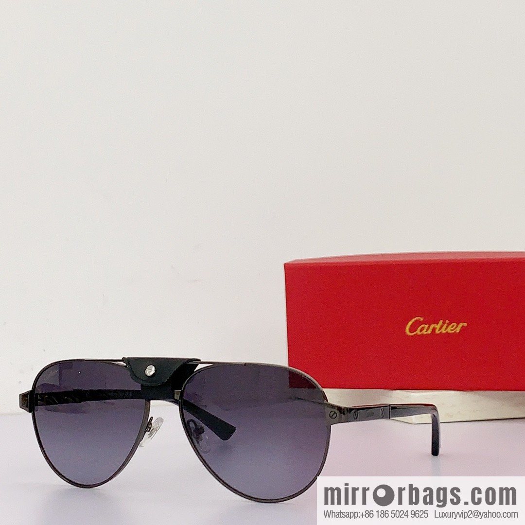 Cartier Metal Sheet Sunglasses