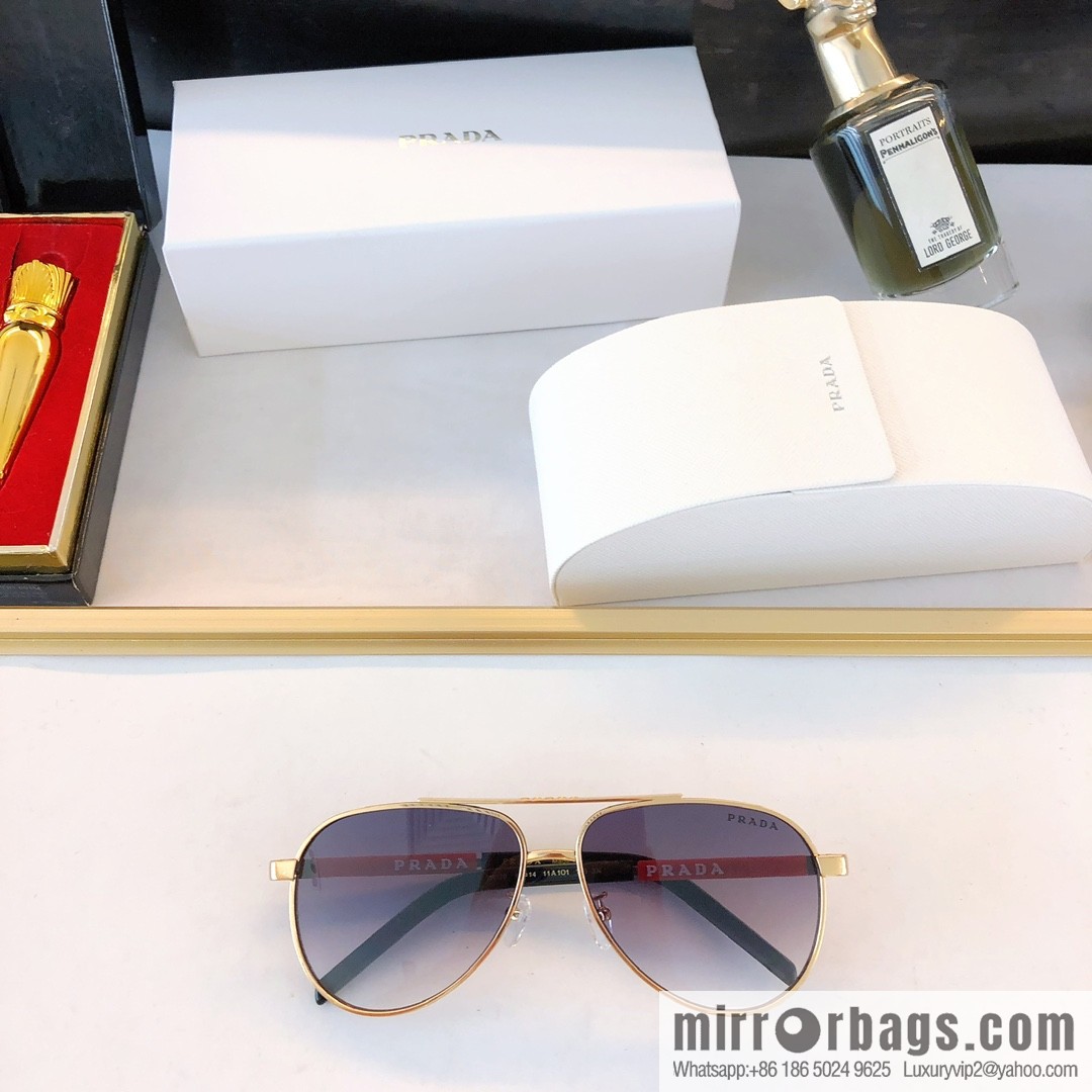 Prada colloid brand logo pilot toad mirror
