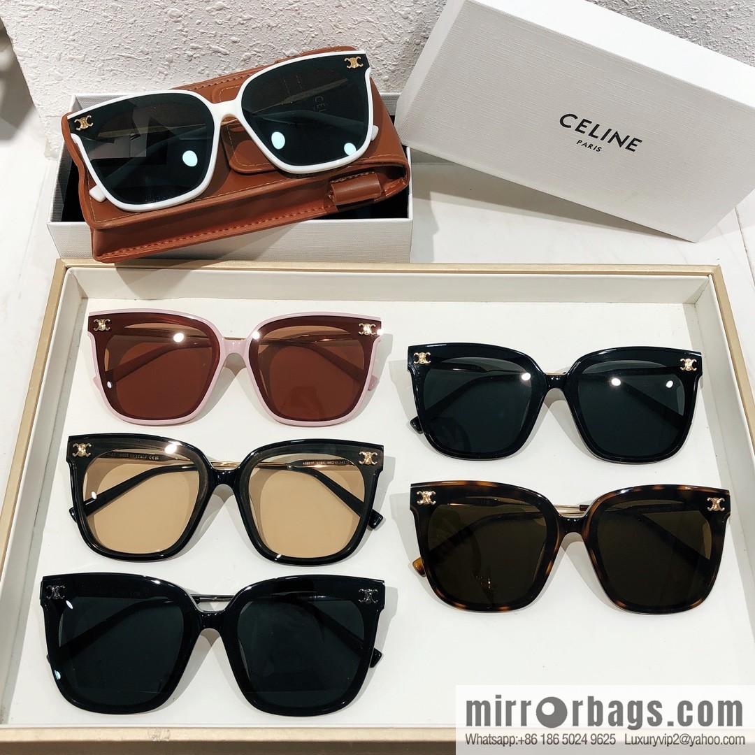 CELINE Celine Arc de Triomphe temple letter logo unisex sunglasses
