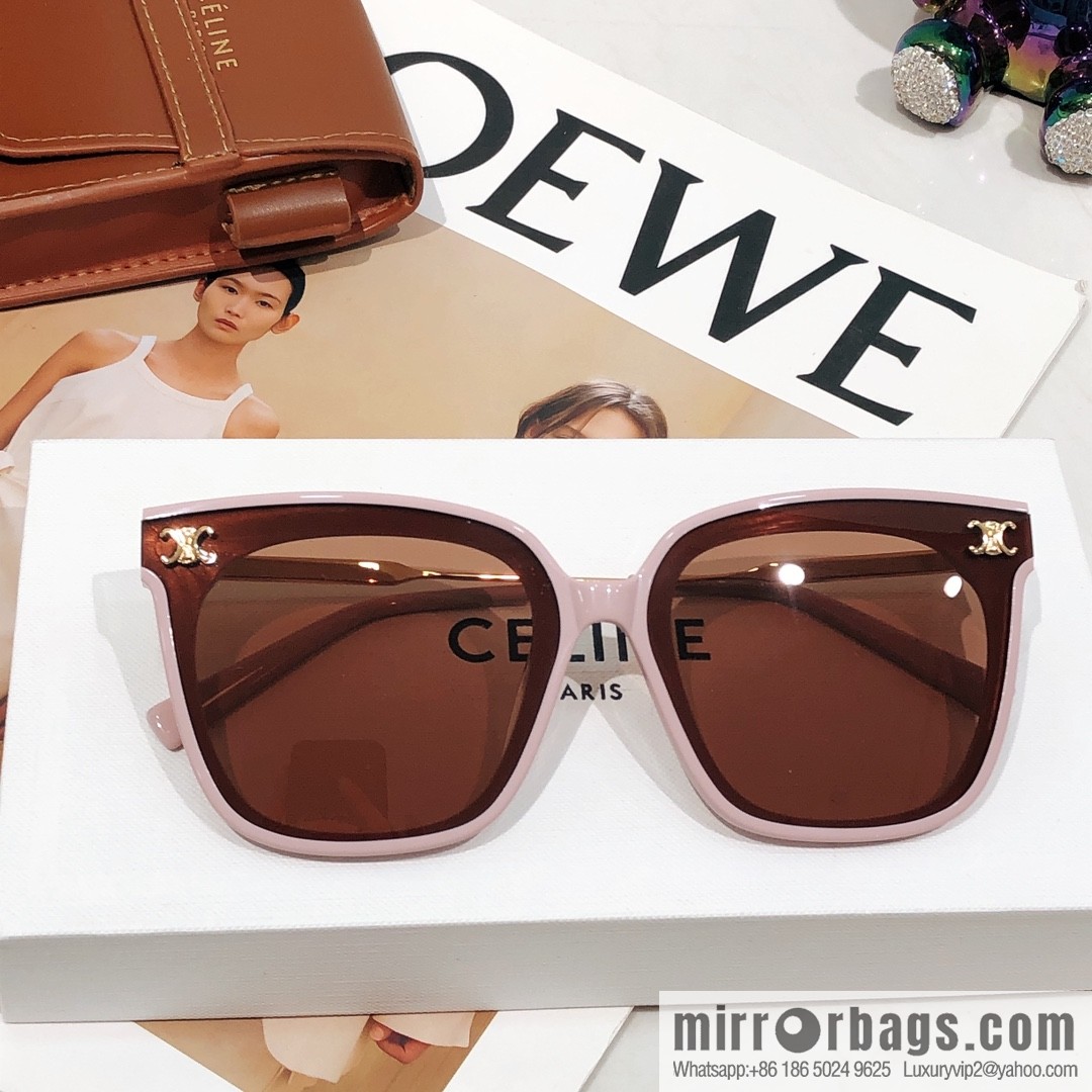 CELINE Celine Arc de Triomphe temple letter logo unisex sunglasses