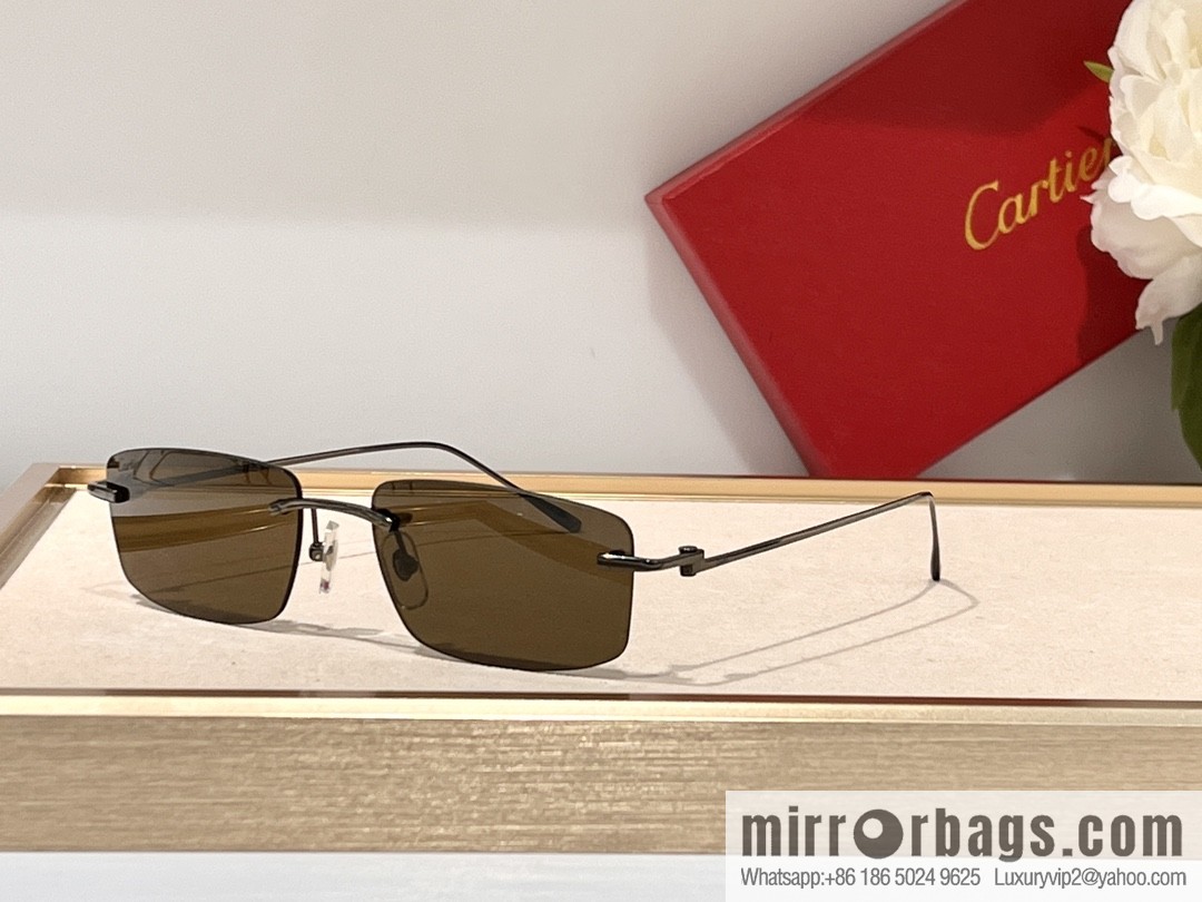 Cartier new men's business sunglasses