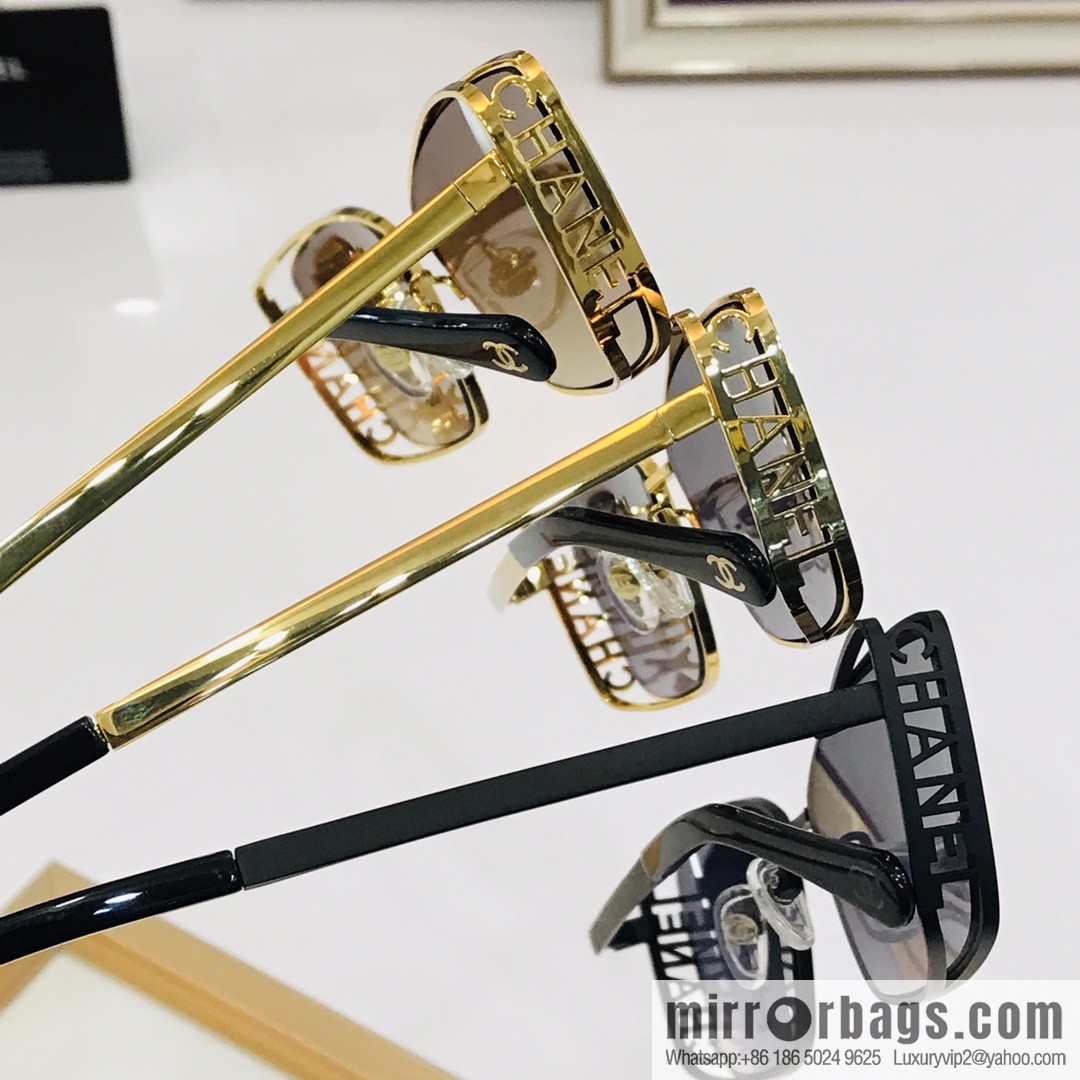 Chanel hollow frame women's sunglasses