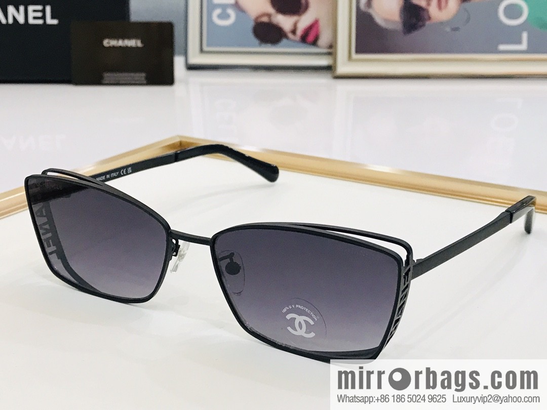 Chanel hollow frame women's sunglasses