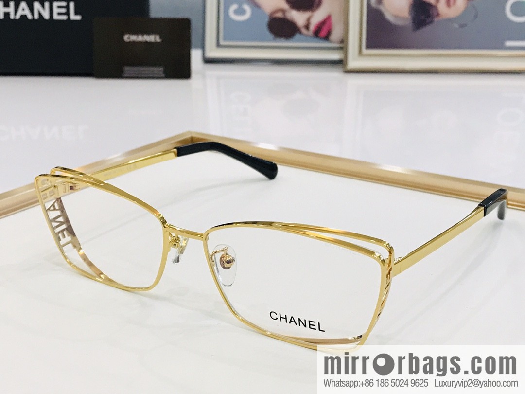 Chanel hollow frame women's sunglasses