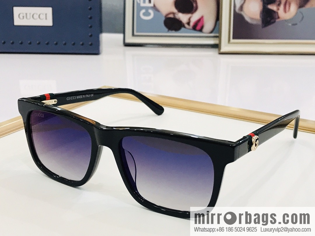 GUCCI Gucci Perfect Plate Frame Unisex Sunglasses
