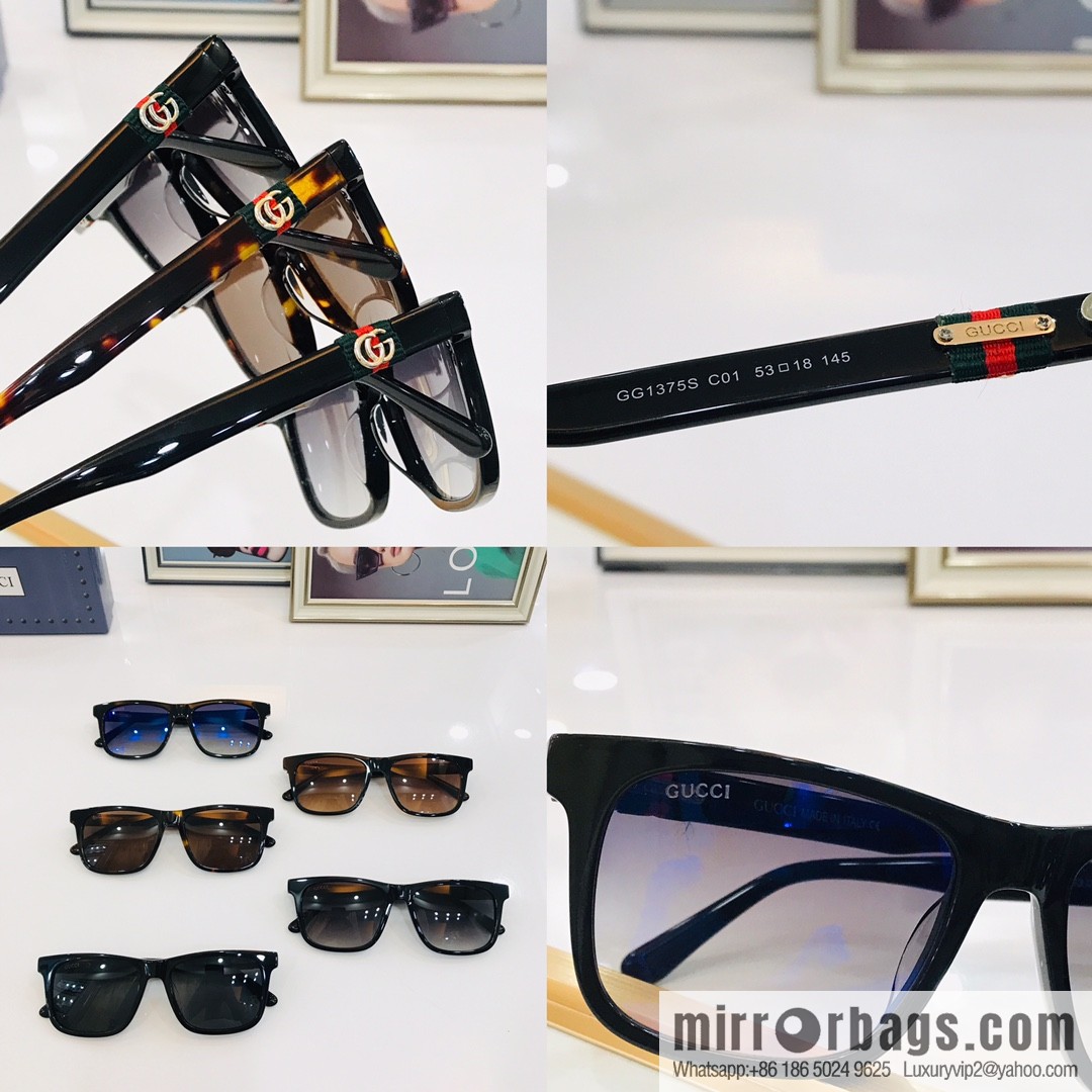 GUCCI Gucci Perfect Plate Frame Unisex Sunglasses