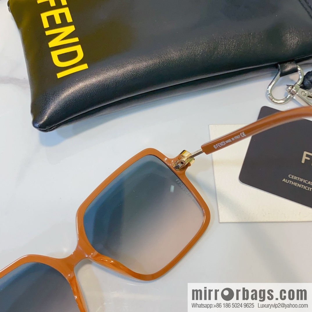 Fendi square women's sunglasses