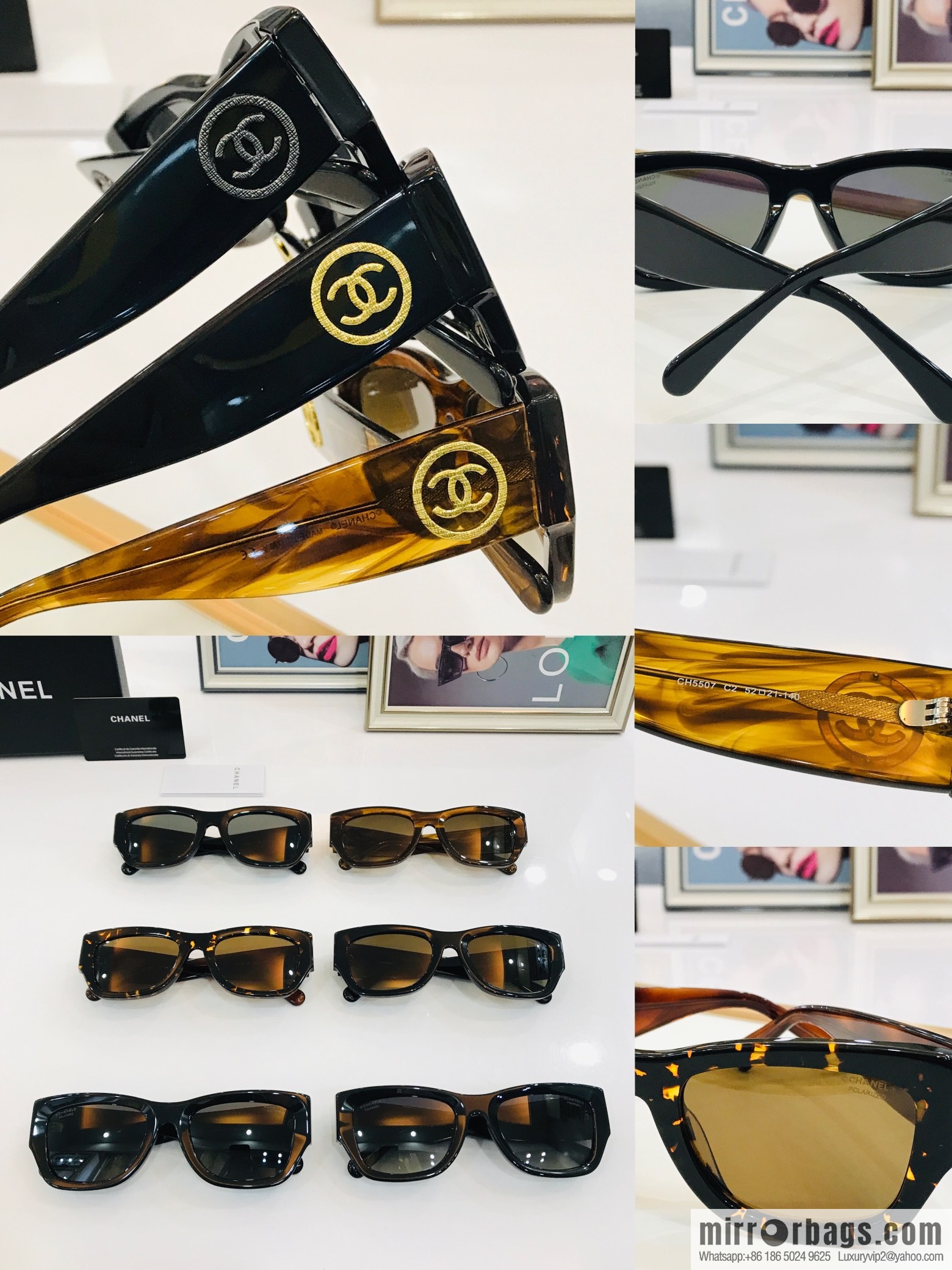 Chanel Polarized Lenses Unisex Sunglasses