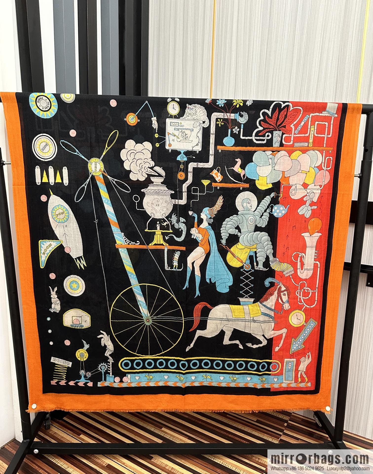 Hermes Hermes Ring Fleece Towel