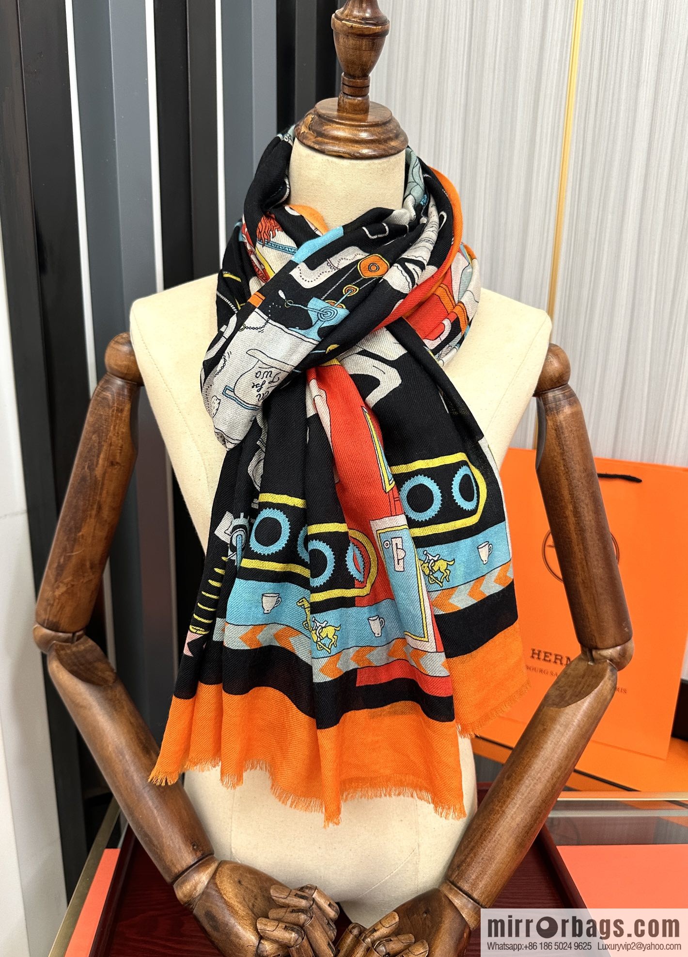 Hermes Hermes Ring Fleece Towel