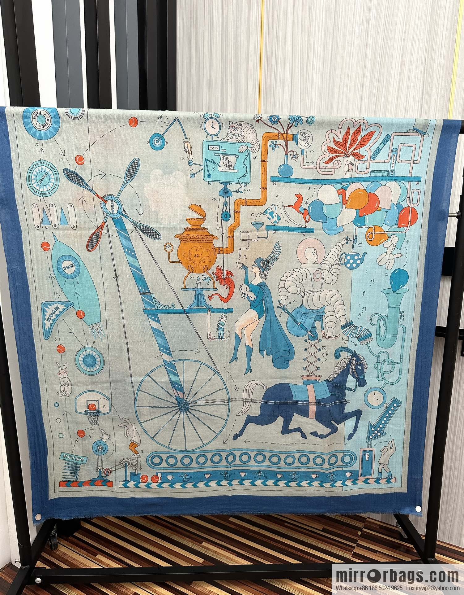 Hermes Hermes Ring Fleece Towel