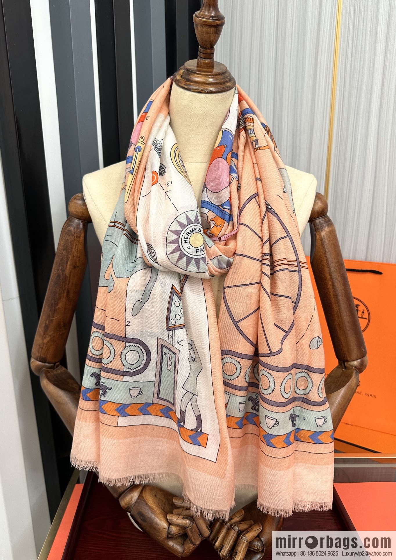 Hermes Hermes Ring Fleece Towel