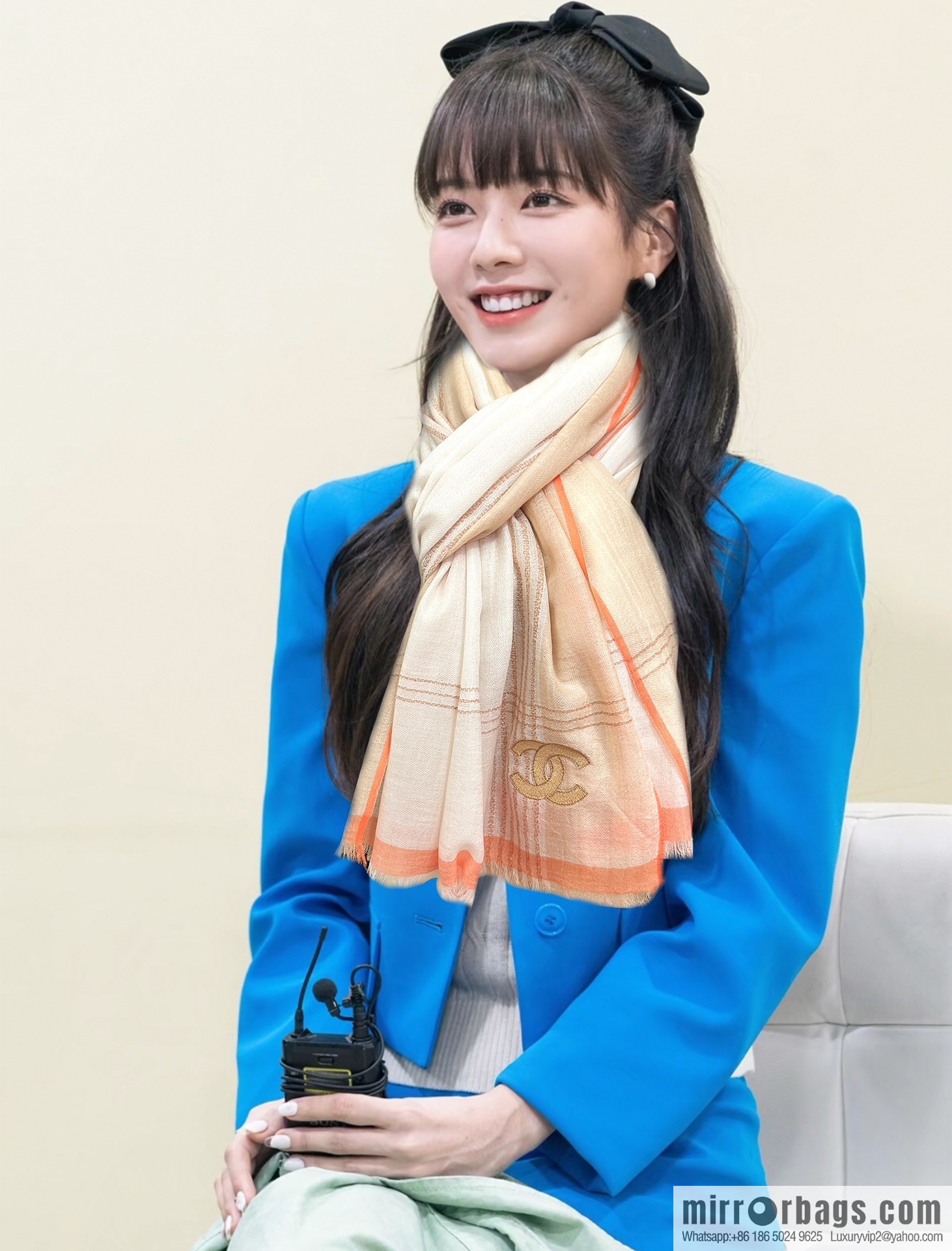 Chanel cashmere scarf
