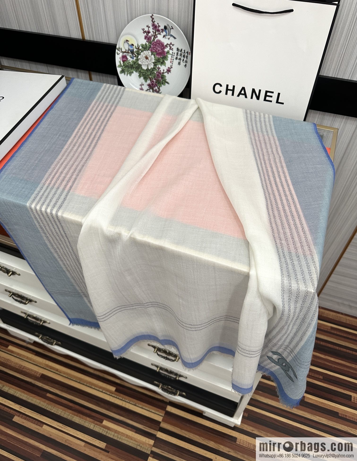 Chanel cashmere scarf