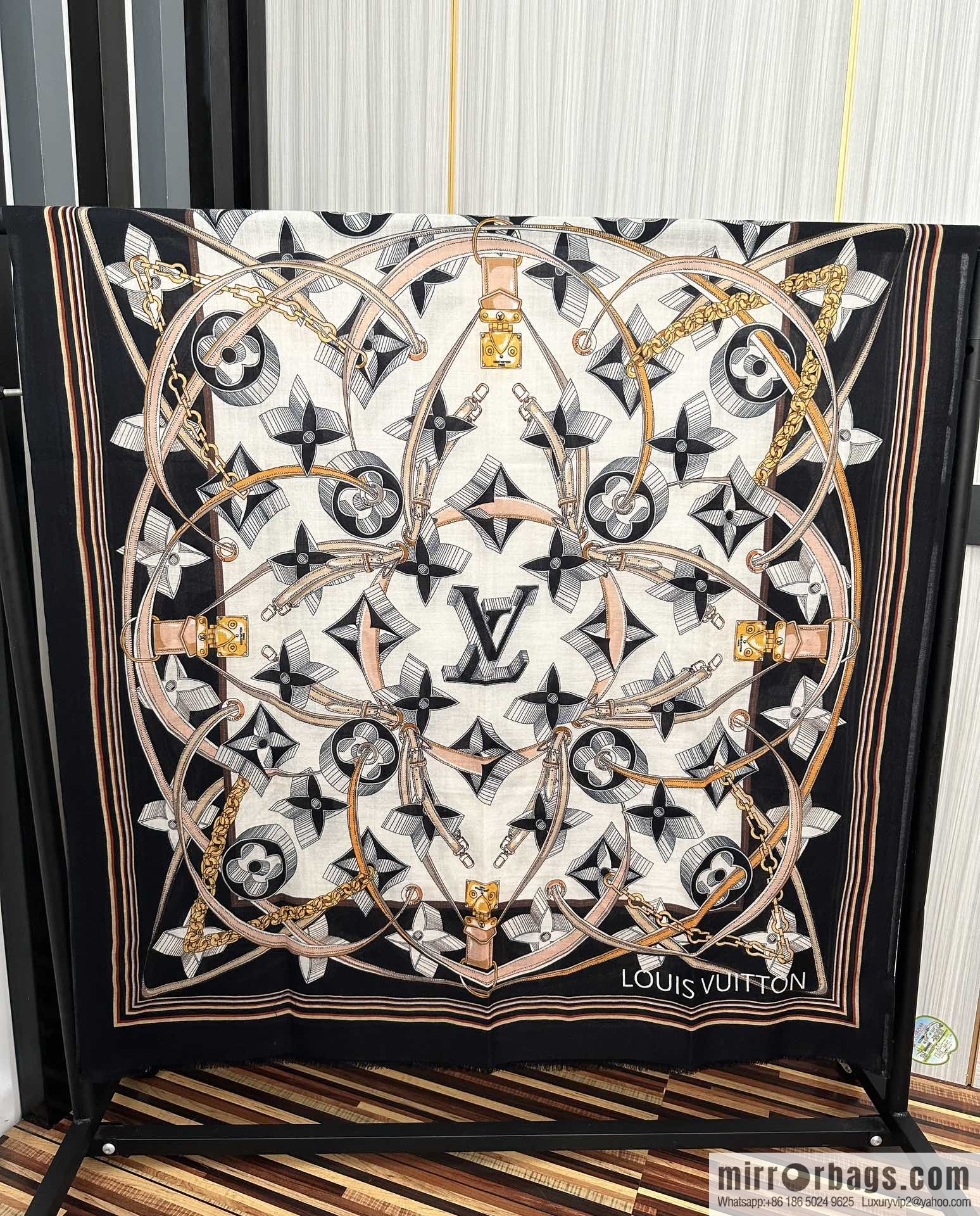 LV Louis Vuitton's latest cashmere towel