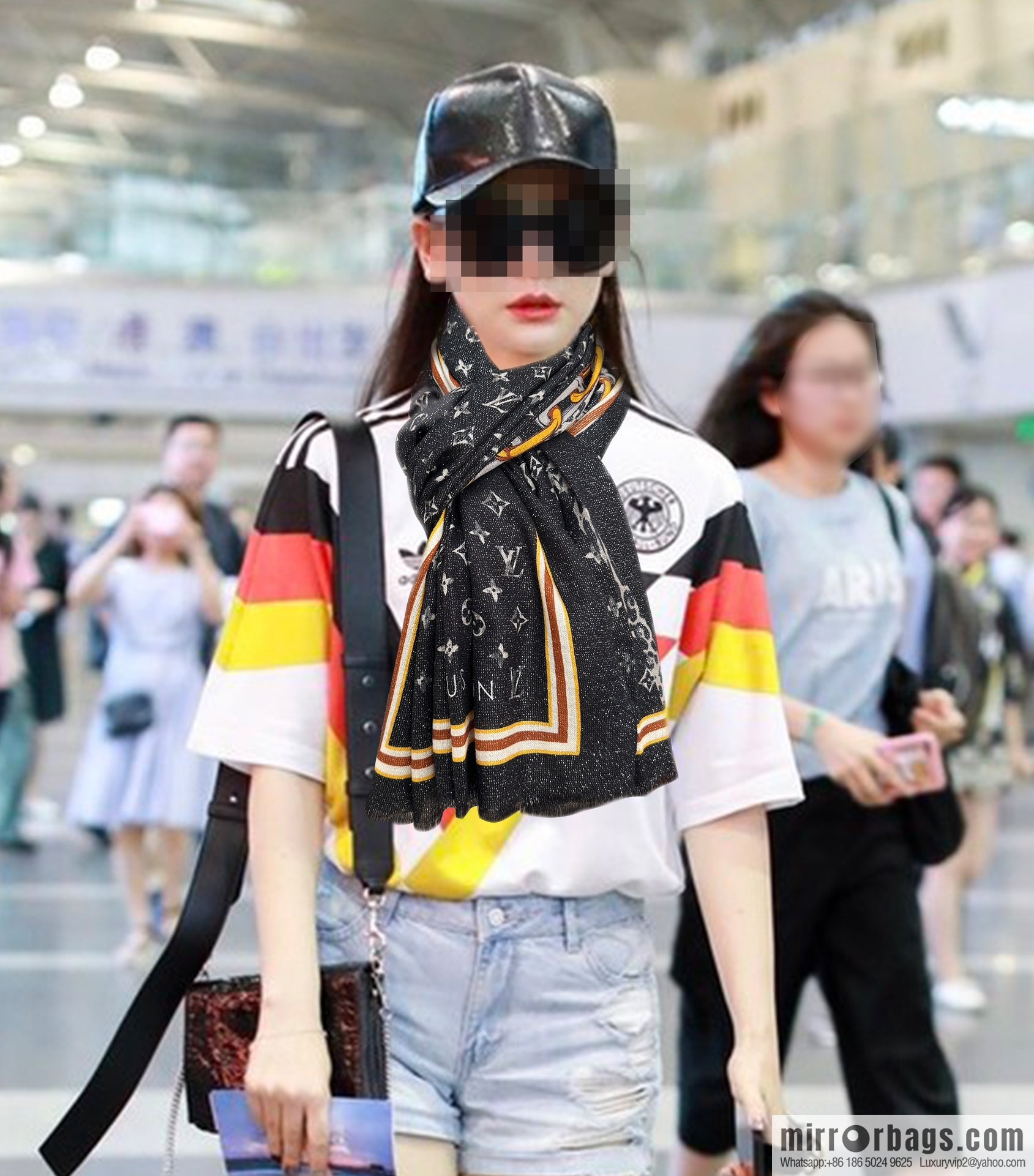 LV Louis Vuitton 2023 latest cashmere long towel
