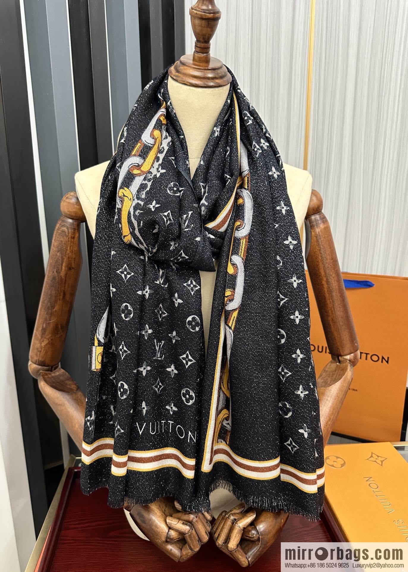LV Louis Vuitton 2023 latest cashmere long towel