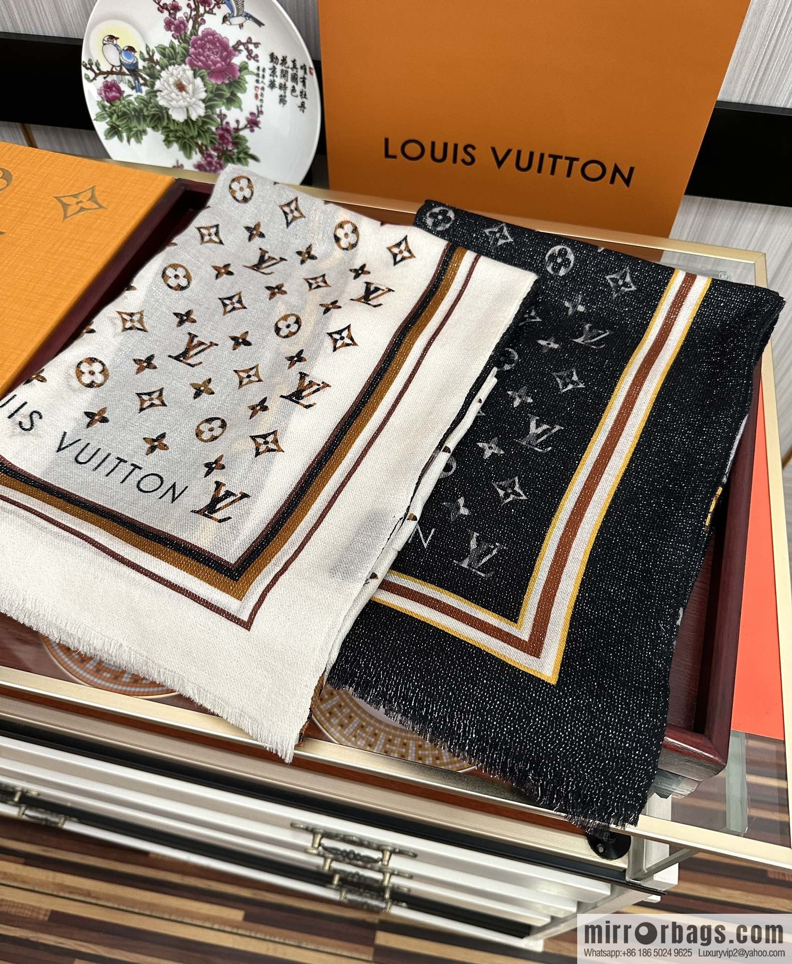 LV Louis Vuitton 2023 latest cashmere long towel