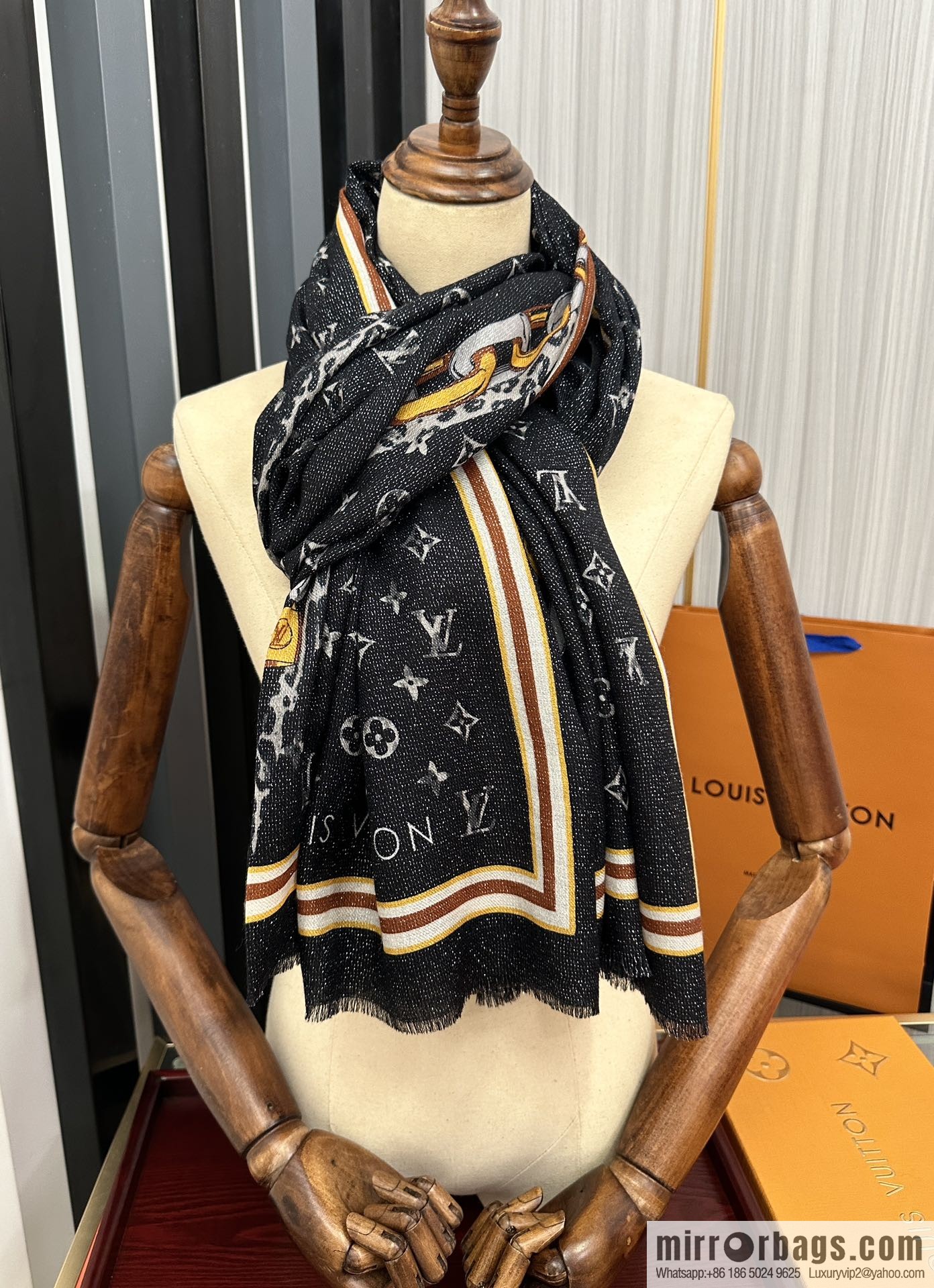 LV Louis Vuitton 2023 latest cashmere long towel
